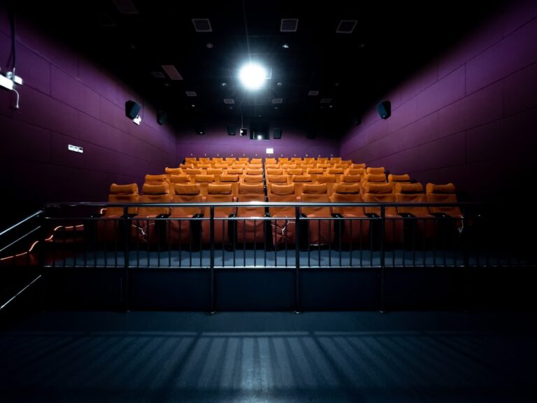 Photo Image: Theater audience Nouns: Beau, fear, showtimes, theater, audience
